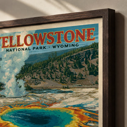 Yellowstone National Park Wall Art Decor - Wall Art Decor - packaging
