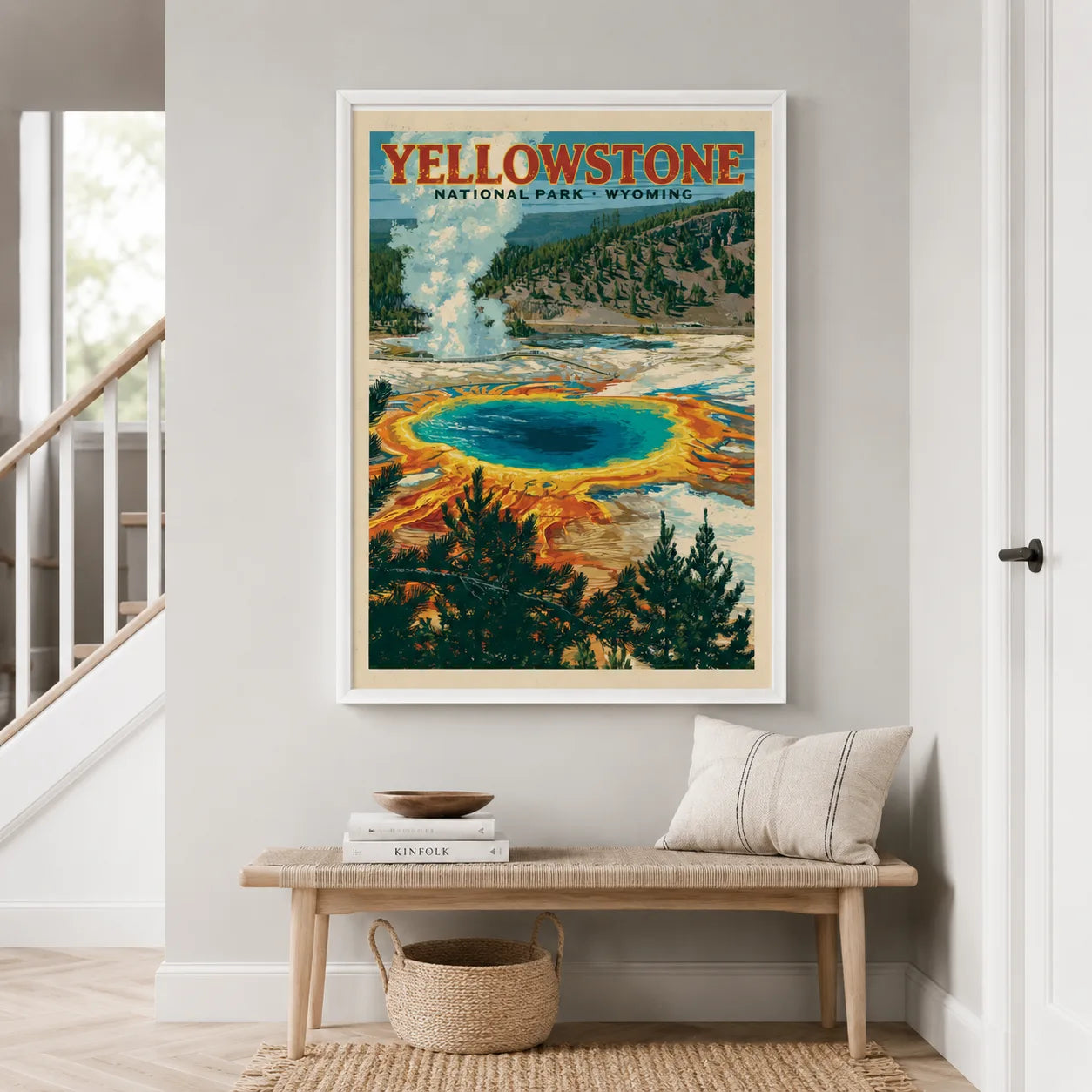 Yellowstone National Park Wall Art Decor - Wall Art Decor - styled