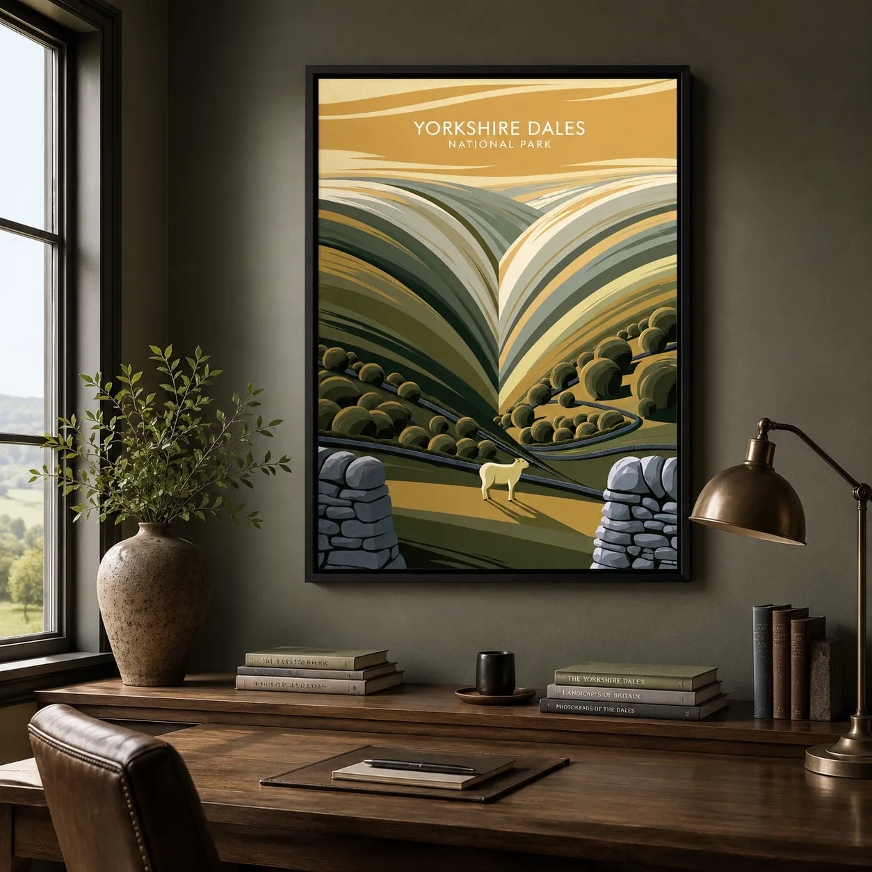 Yorkshire Dales National Park Wall Art Decor - Wall Art Decor - alternate angle