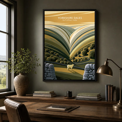 Yorkshire Dales National Park Wall Art Decor - Wall Art Decor - alternate angle