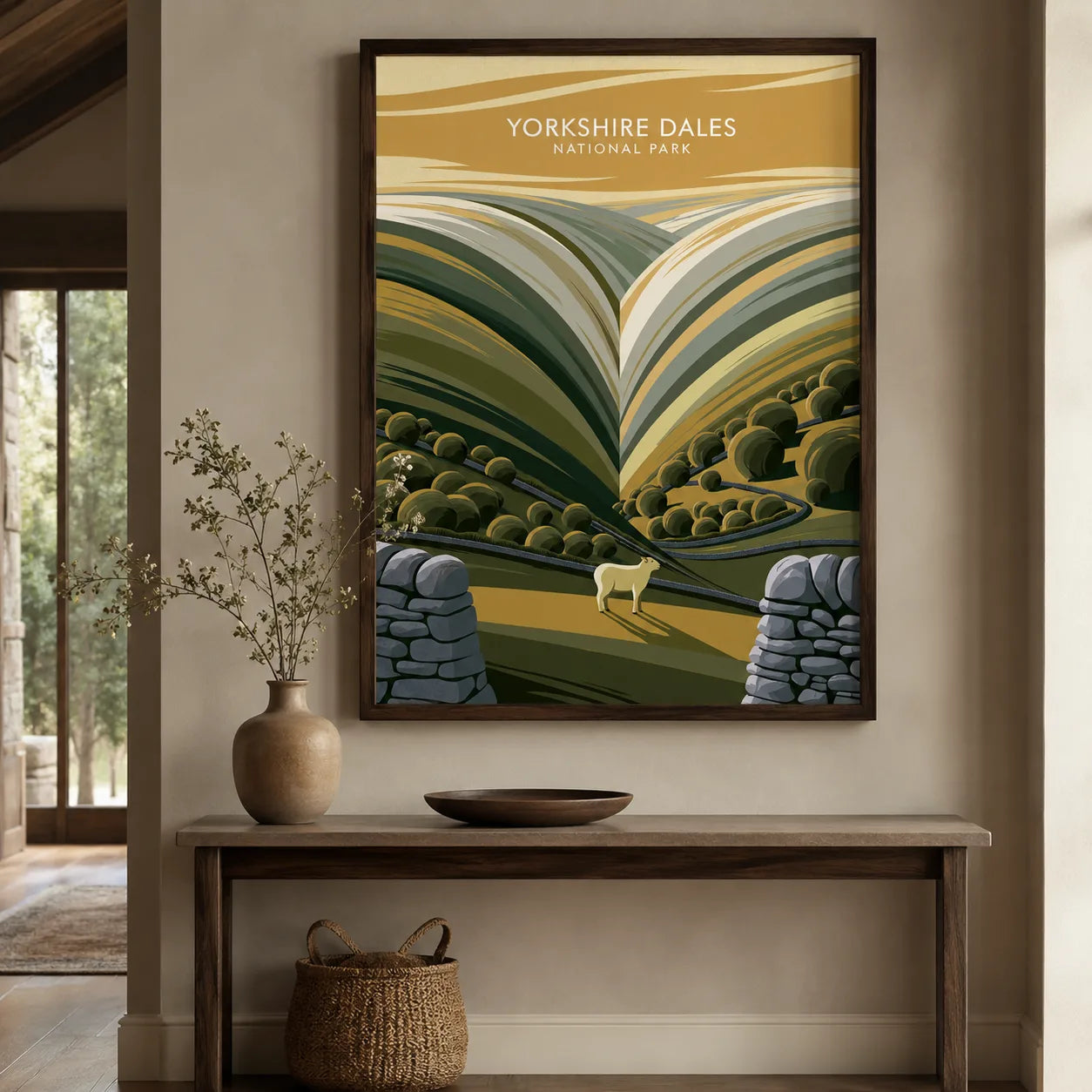 Yorkshire Dales National Park Wall Art Decor - Wall Art Decor - styled