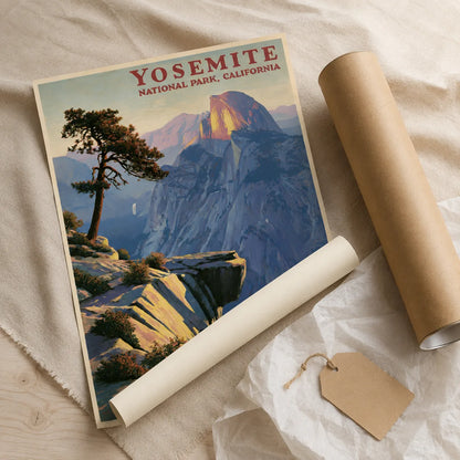 Yosemite National Park Wall Art Decor - Wall Art Decor - back view