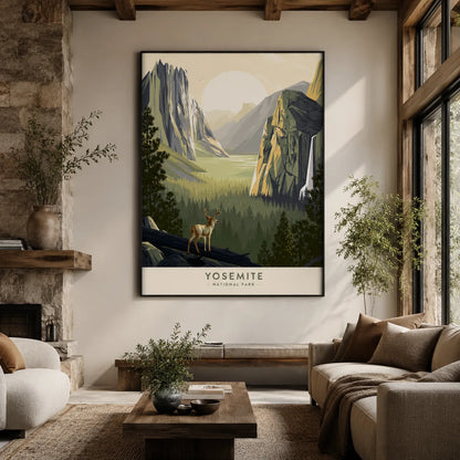 Yosemite National Park Wall Art Decor - Wall Art Decor - close up