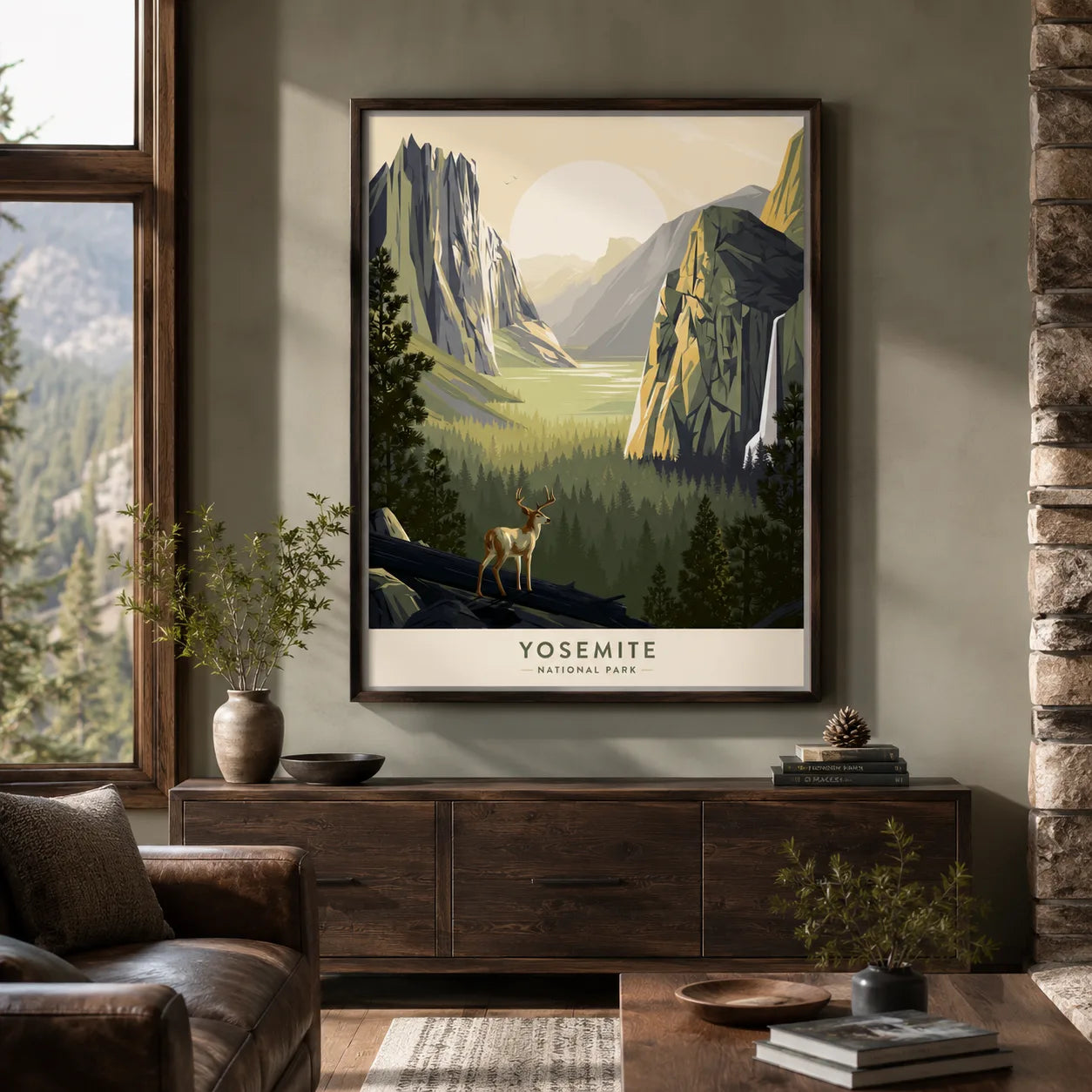 Yosemite National Park Wall Art Decor - Wall Art Decor - detail