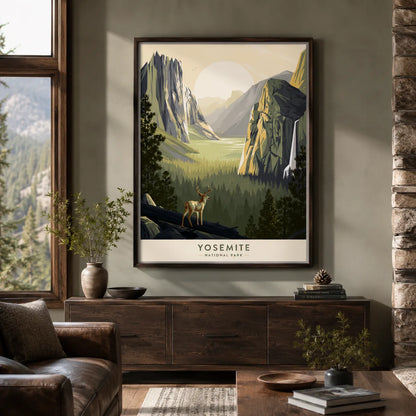 Yosemite National Park Wall Art Decor - Wall Art Decor - detail