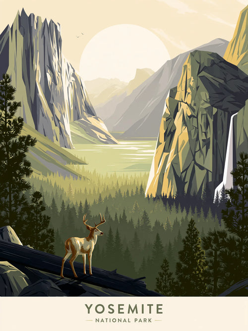 Yosemite National Park Wall Art Decor