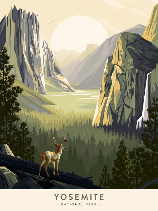 Yosemite National Park Wall Art Decor - Wall Art Decor - front view