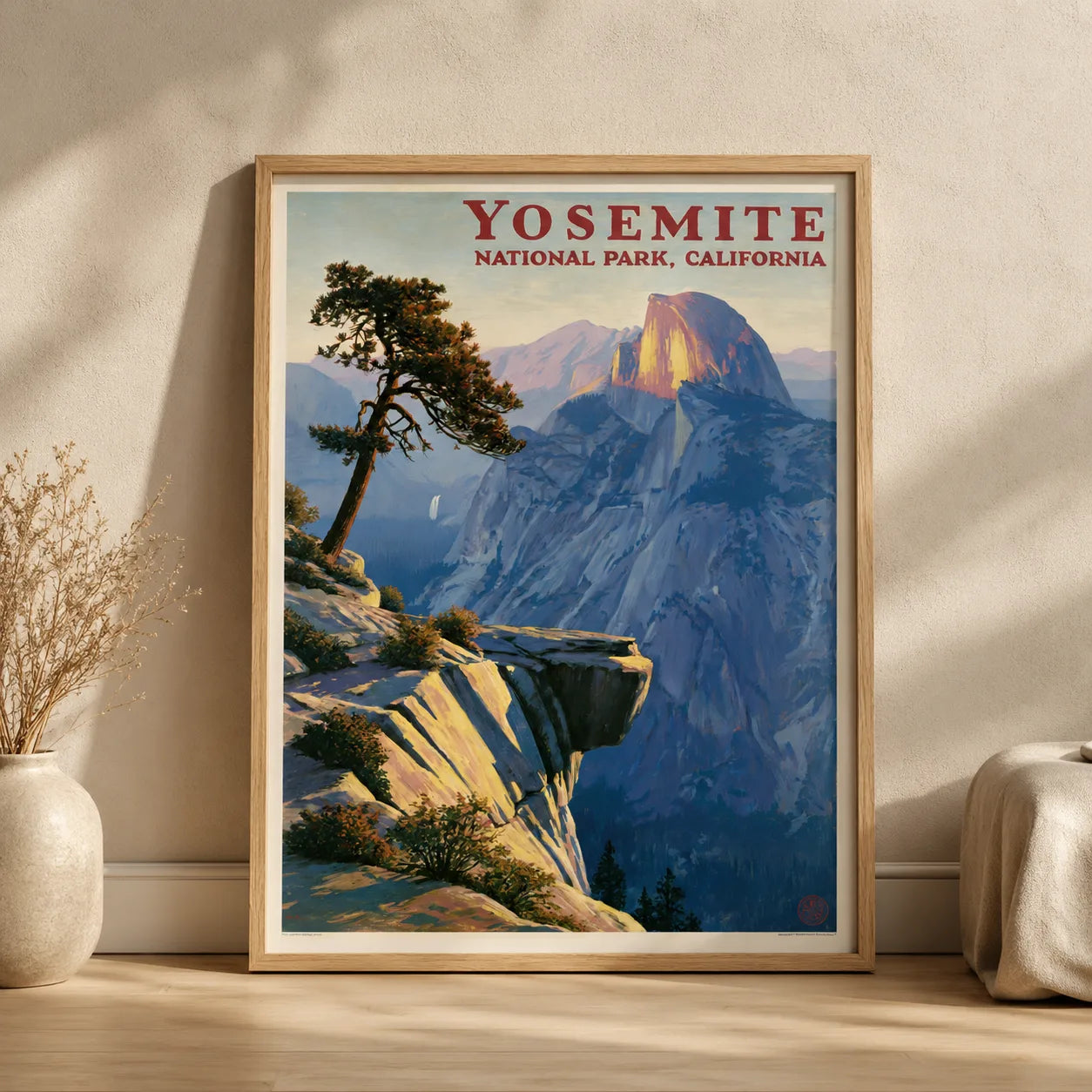 Yosemite National Park Wall Art Decor - Wall Art Decor - side view