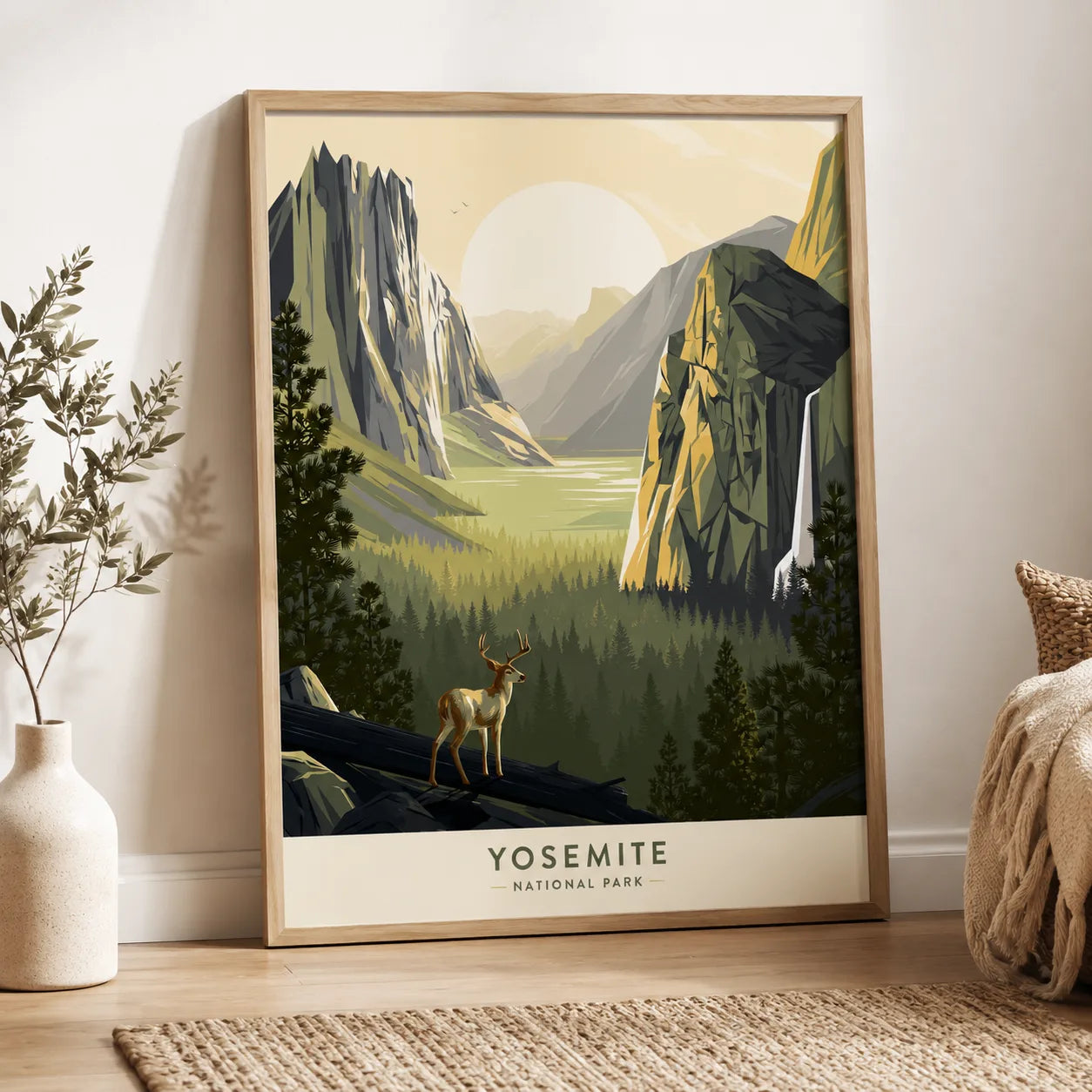 Yosemite National Park Wall Art Decor - Wall Art Decor - side view