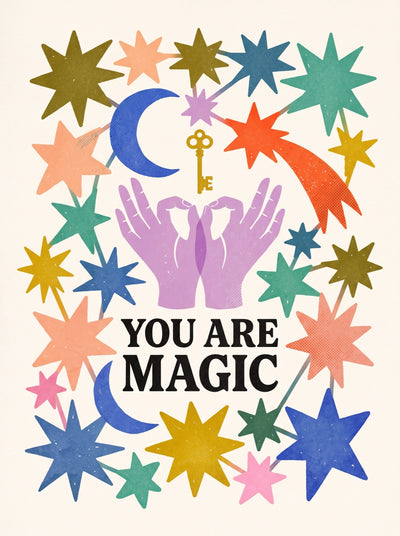 You Are Magic Star Hands Wall Art Decor