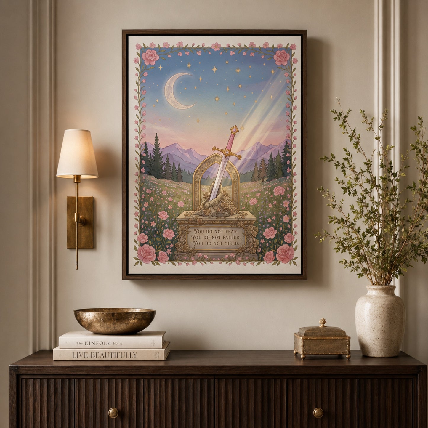 You Do Not Yield Sword Wall Art Decor preview 10