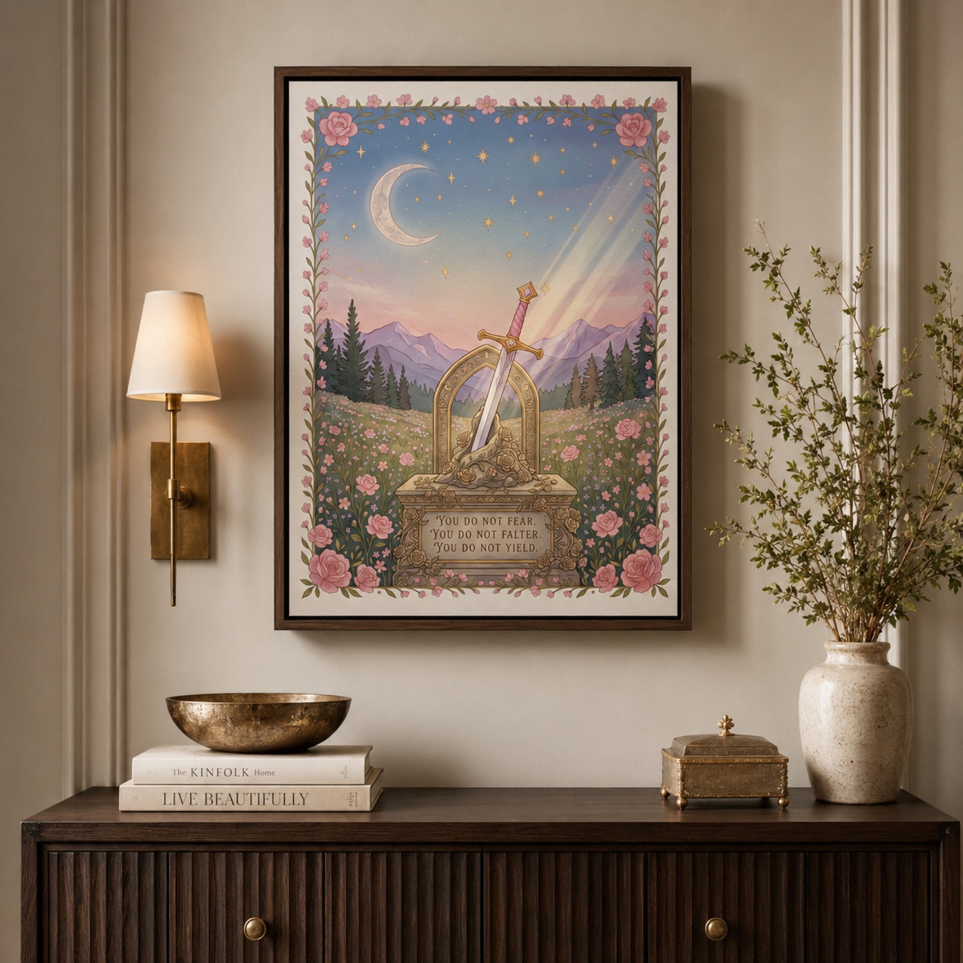 You Do Not Yield Sword Wall Art Decor preview 10