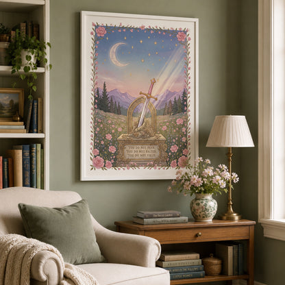 You Do Not Yield Sword Wall Art Decor preview 4