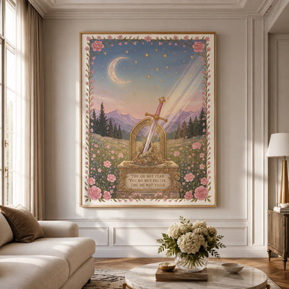You Do Not Yield Sword Wall Art Decor preview 6