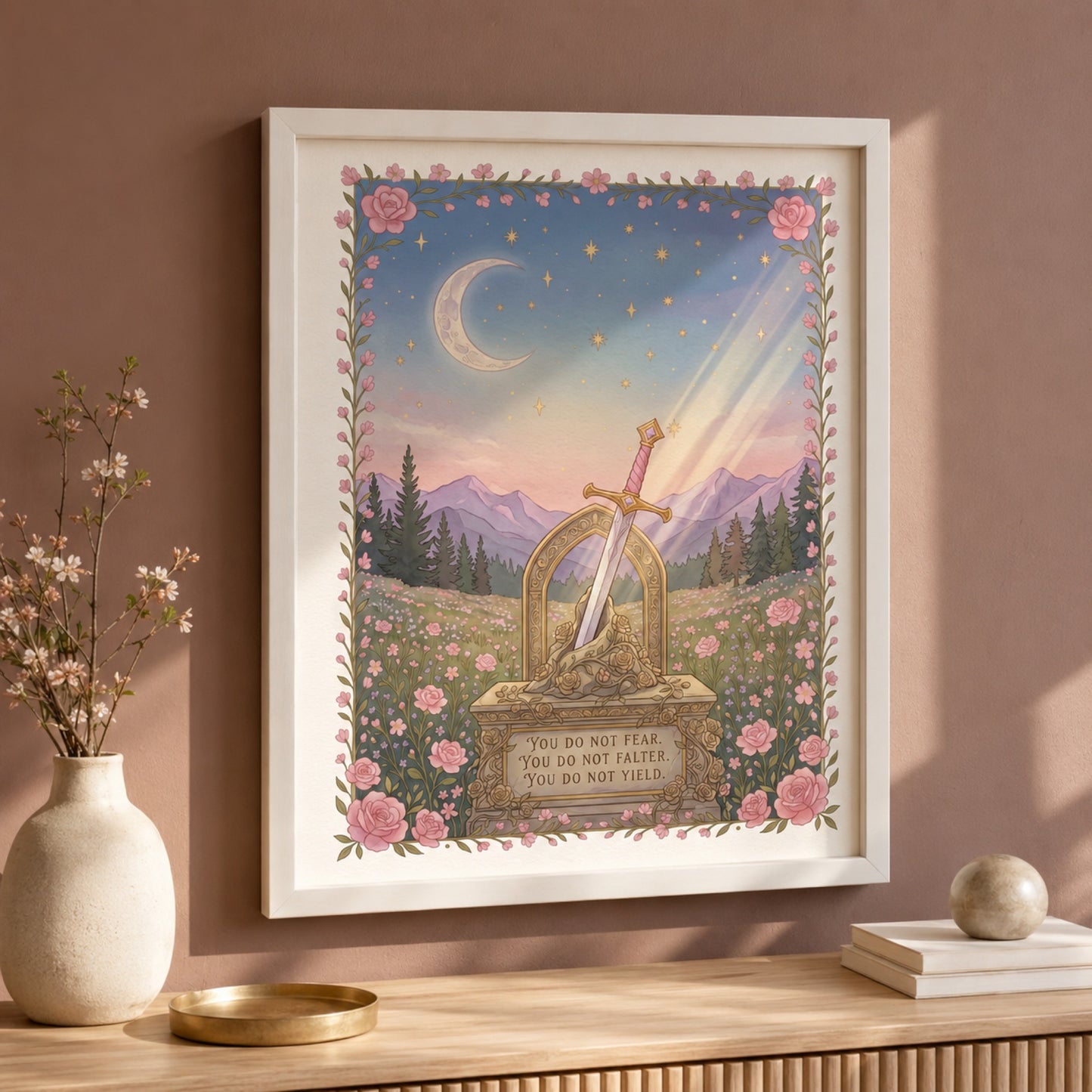 You Do Not Yield Sword Wall Art Decor preview 7