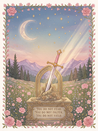 You Do Not Yield Sword Wall Art Decor