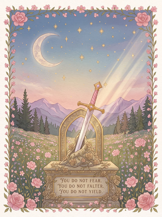 You Do Not Yield Sword Wall Art Decor
