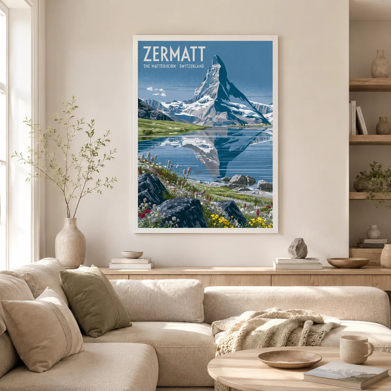 Zermatt Matterhorn Switzerland Wall Art Decor - Wall Art Decor - detail