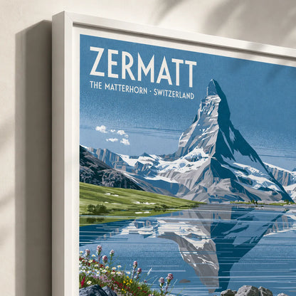 Zermatt Matterhorn Switzerland Wall Art Decor - Wall Art Decor - packaging