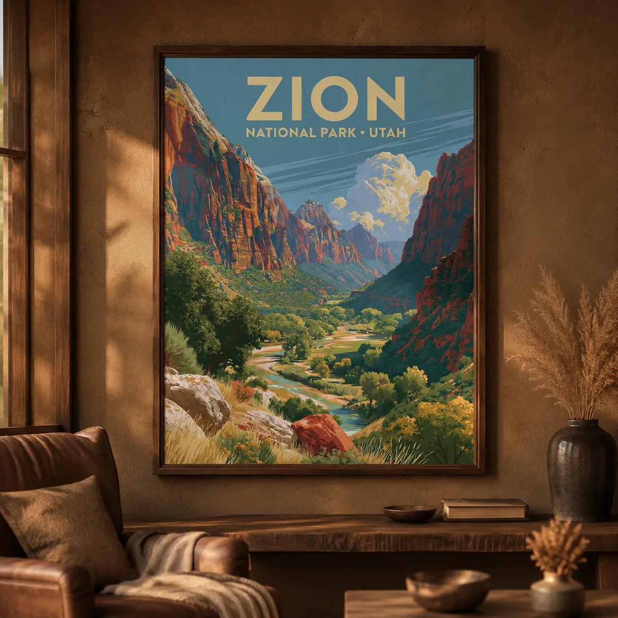 Zion National Park Travel Wall Art Decor - Wall Art Decor - lifestyle
