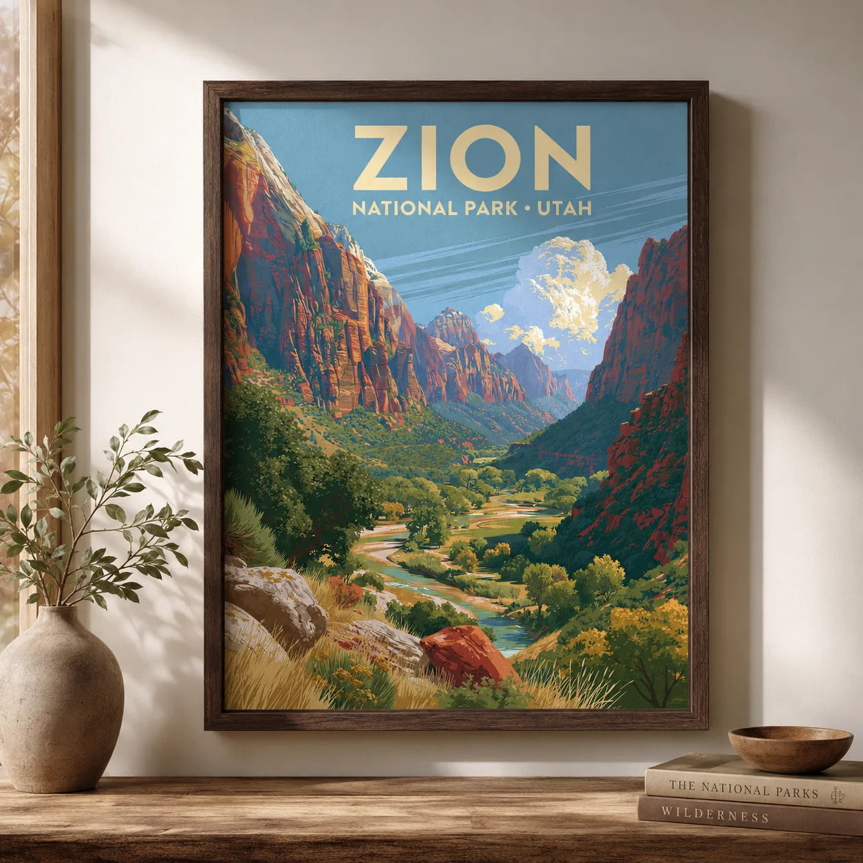 Zion National Park Travel Wall Art Decor - Wall Art Decor - packaging