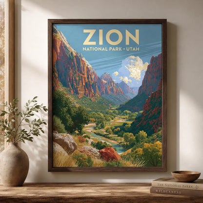 Zion National Park Travel Wall Art Decor - Wall Art Decor - packaging